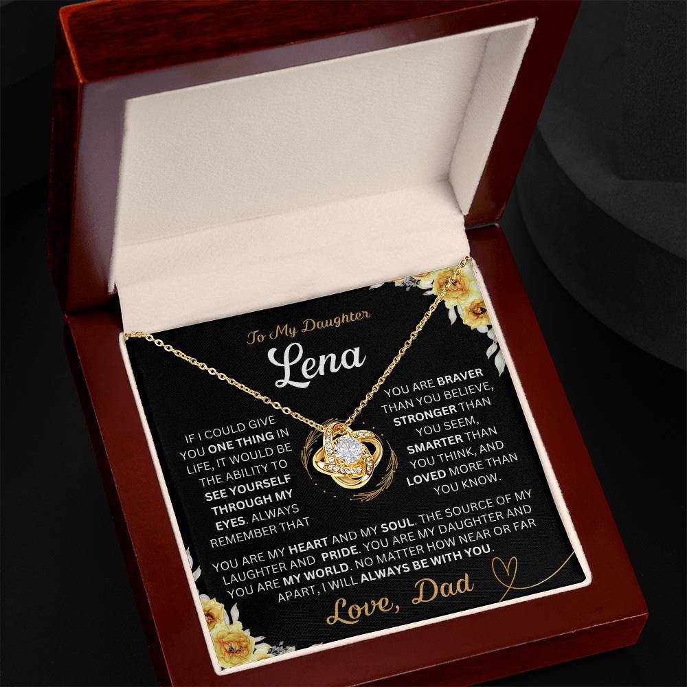 To My Daughter - Customize Name - Flowers