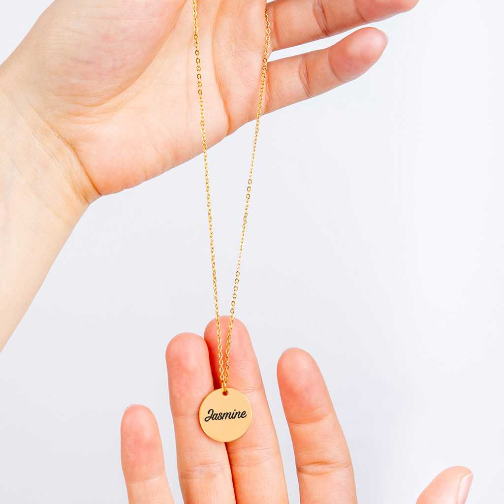 To My Daughter Gift From Dad - Disc Necklace