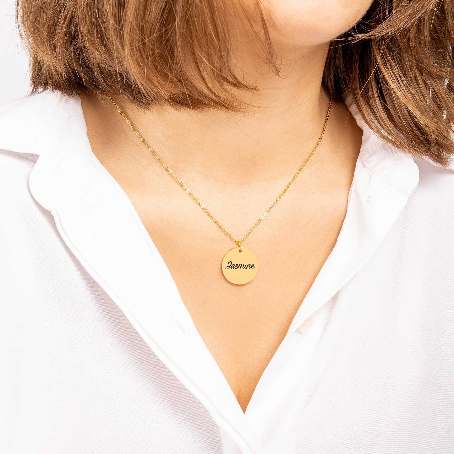 To My Daughter Gift From Dad - Disc Necklace