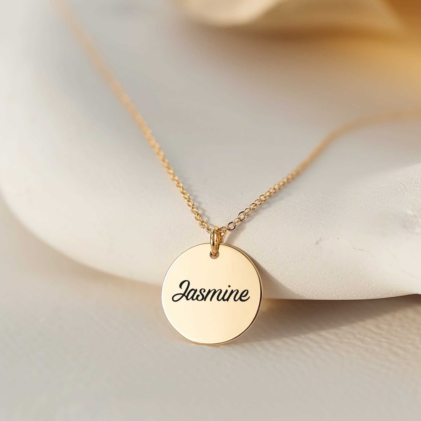 To My Daughter Gift From Dad - Disc Necklace