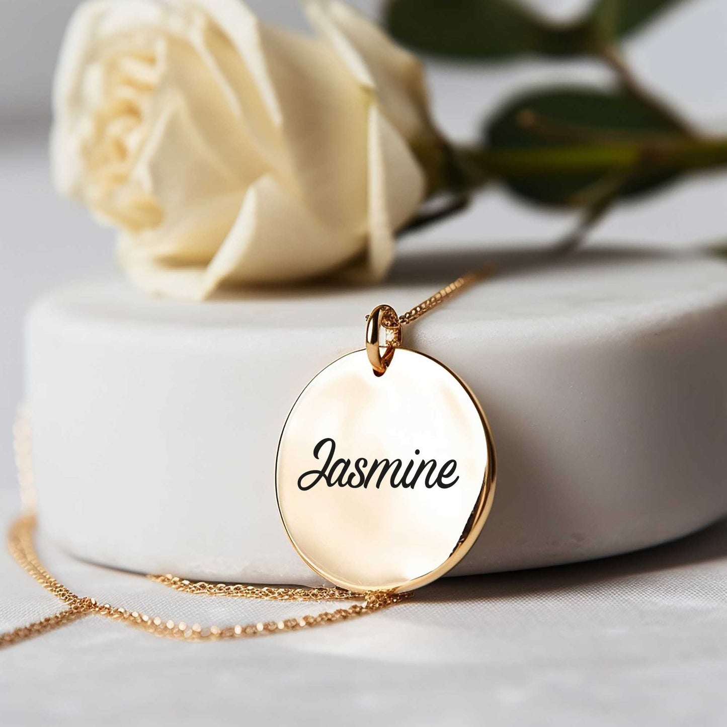 To My Daughter Gift From Dad - Disc Necklace