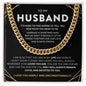 Husband Necklace - OUR LOVE WAS ALWAYS STRONG