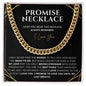 Boyfriend Gift, Promise Necklace - Until My Last Breath