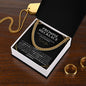 Boyfriend Gift, Promise Necklace - Until My Last Breath