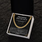 Boyfriend Gift, Promise Necklace - Until My Last Breath