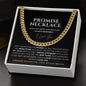 Boyfriend Gift, Promise Necklace - You Mean The World To Me