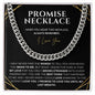 Boyfriend Gift, Promise Necklace - Until My Last Breath
