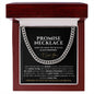 Boyfriend Gift, Promise Necklace - You Mean The World To Me