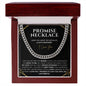 Boyfriend Gift, Promise Necklace - Until My Last Breath