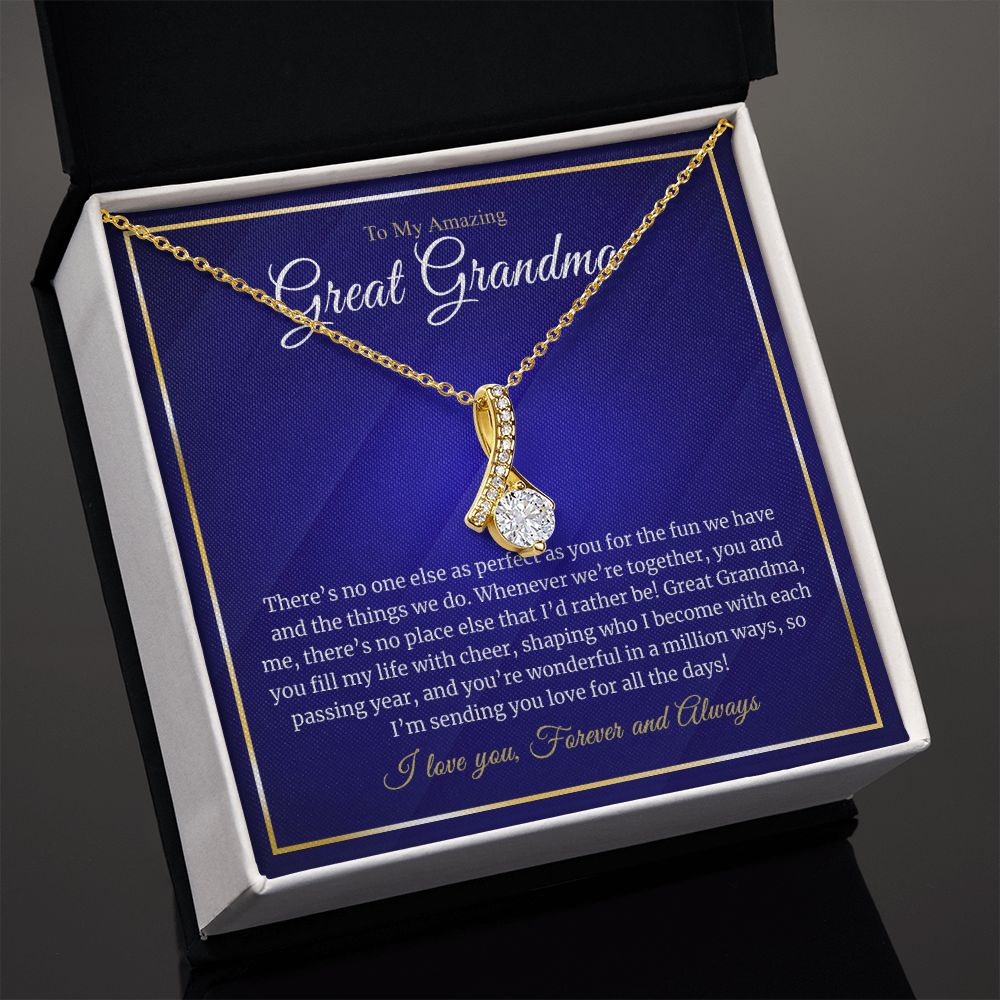 To My Great Grandma - Your Wonderful - Alluring Necklace
