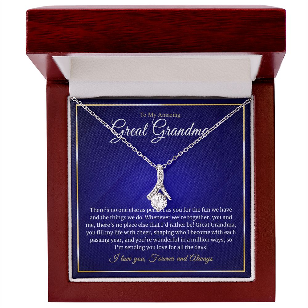To My Great Grandma - Your Wonderful - Alluring Necklace