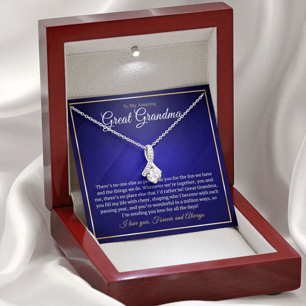 To My Great Grandma - Your Wonderful - Alluring Necklace