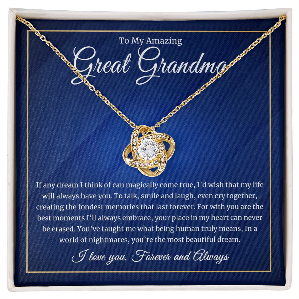 To My Great Grandma - Forever With You - Necklace