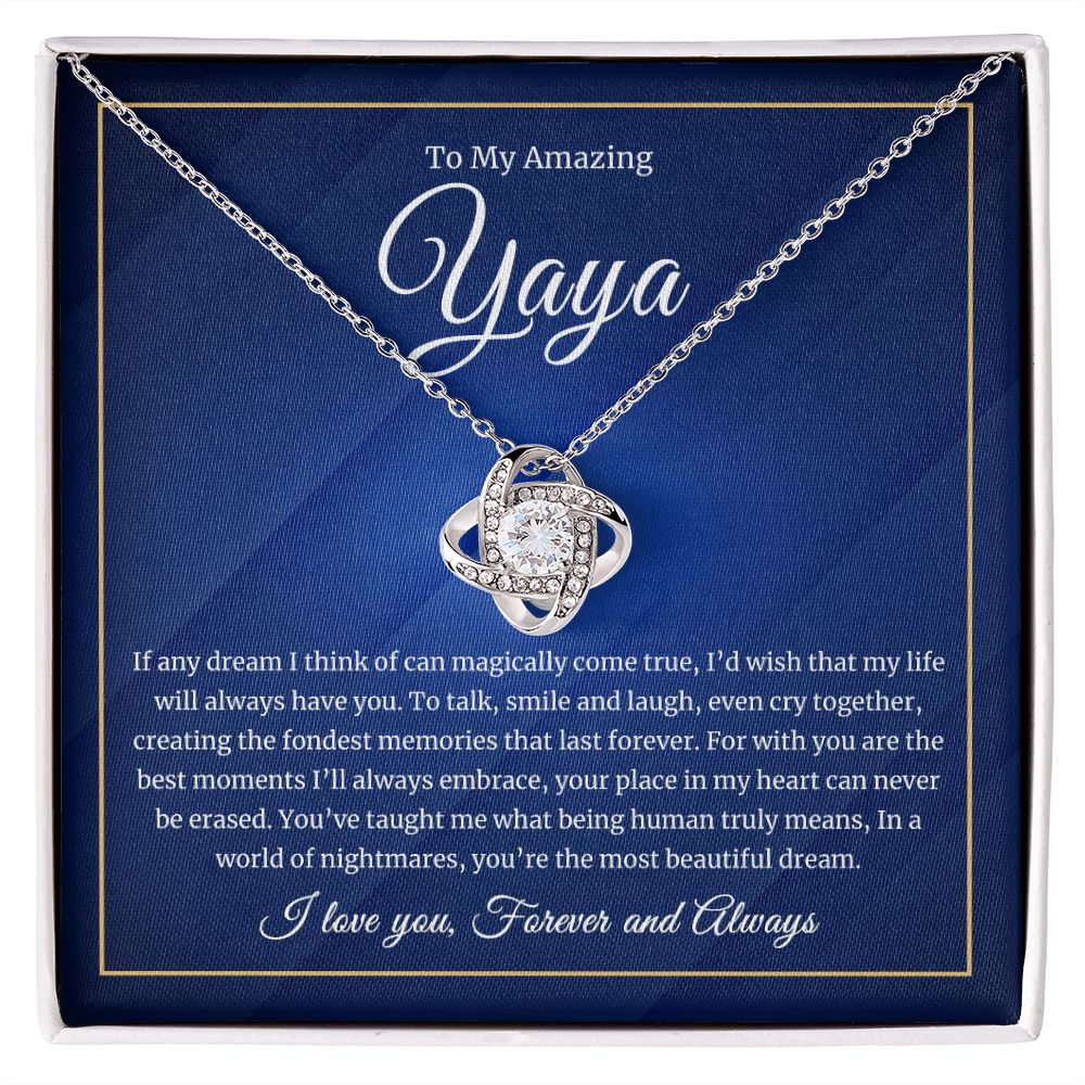 To My Yaya - Forever With You - Necklace