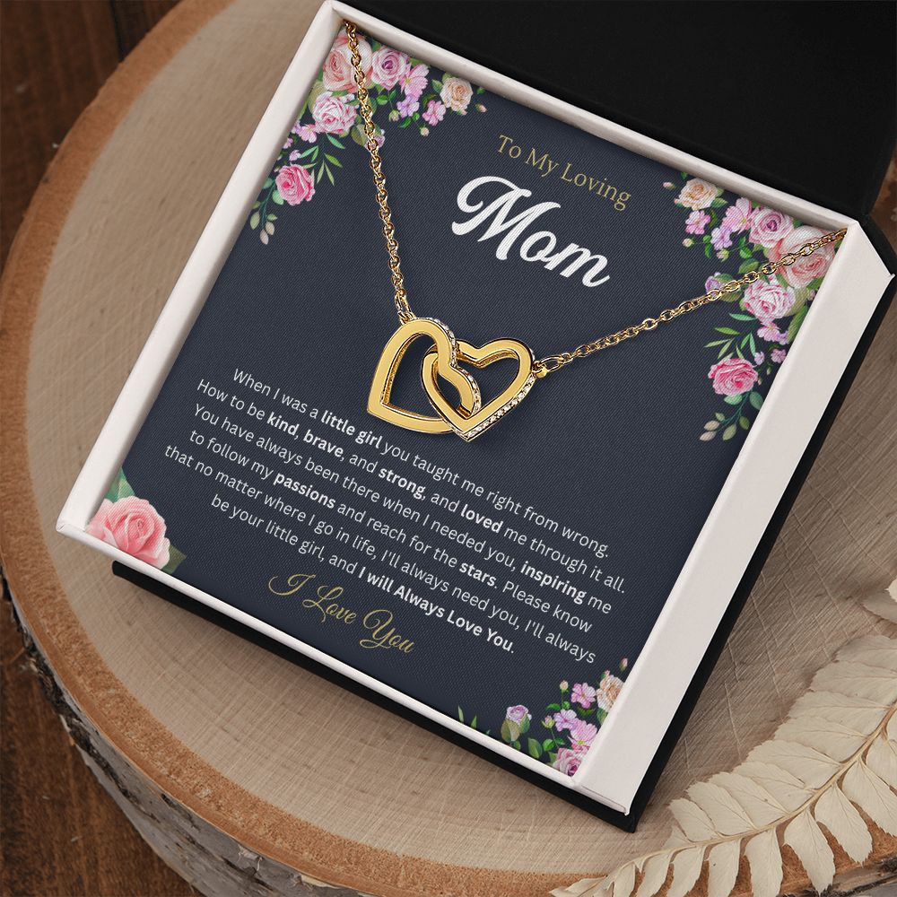 To my mom from Daughter - Interlocking Hearts