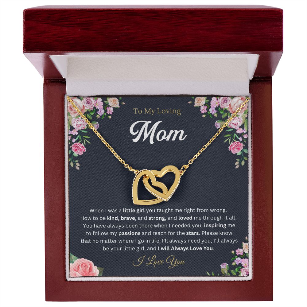 To my mom from Daughter - Interlocking Hearts