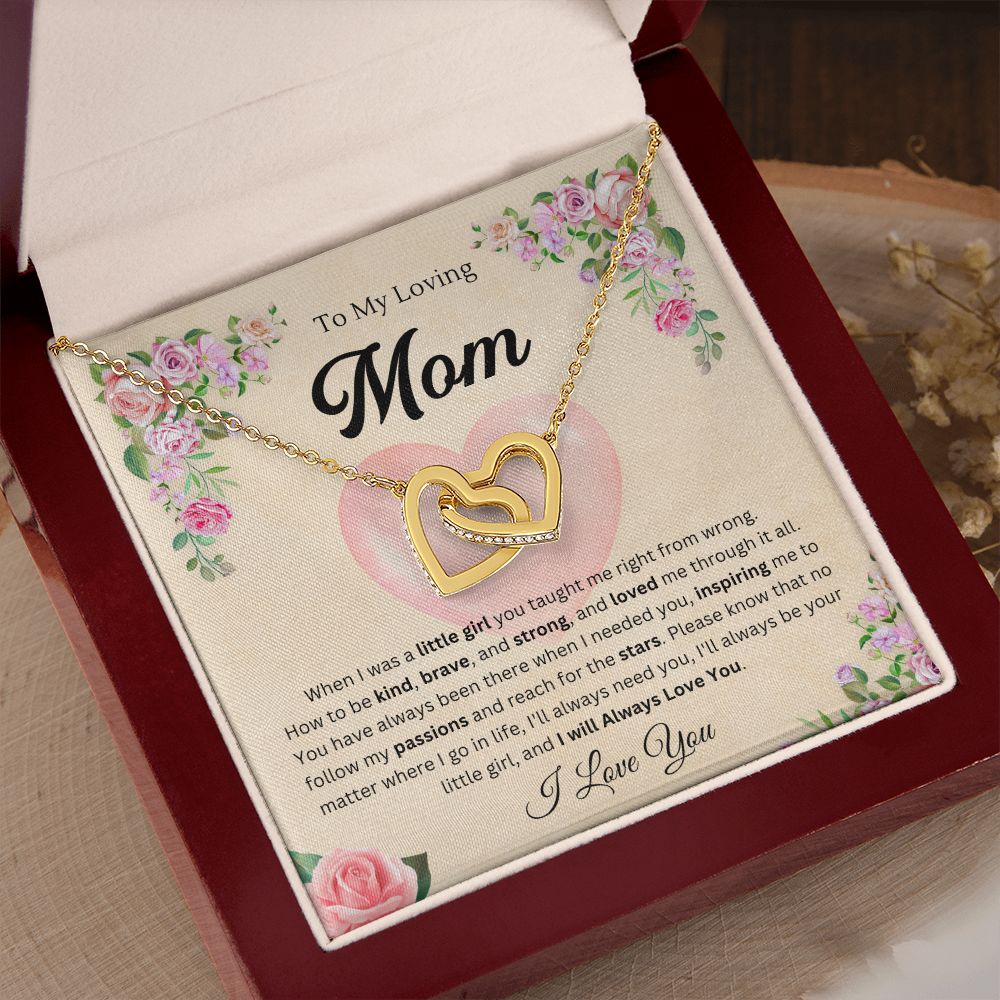 To mom from daughter - Interlocking Hearts