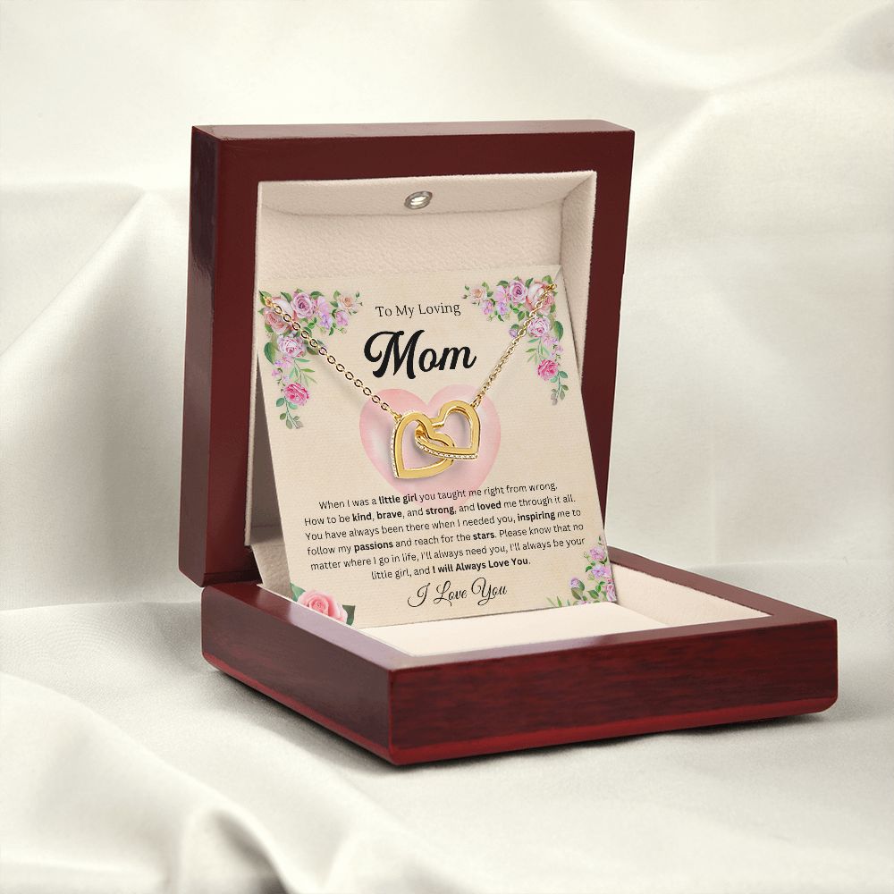 To mom from daughter - Interlocking Hearts