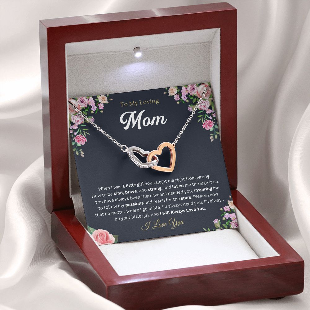 To my mom from Daughter - Interlocking Hearts