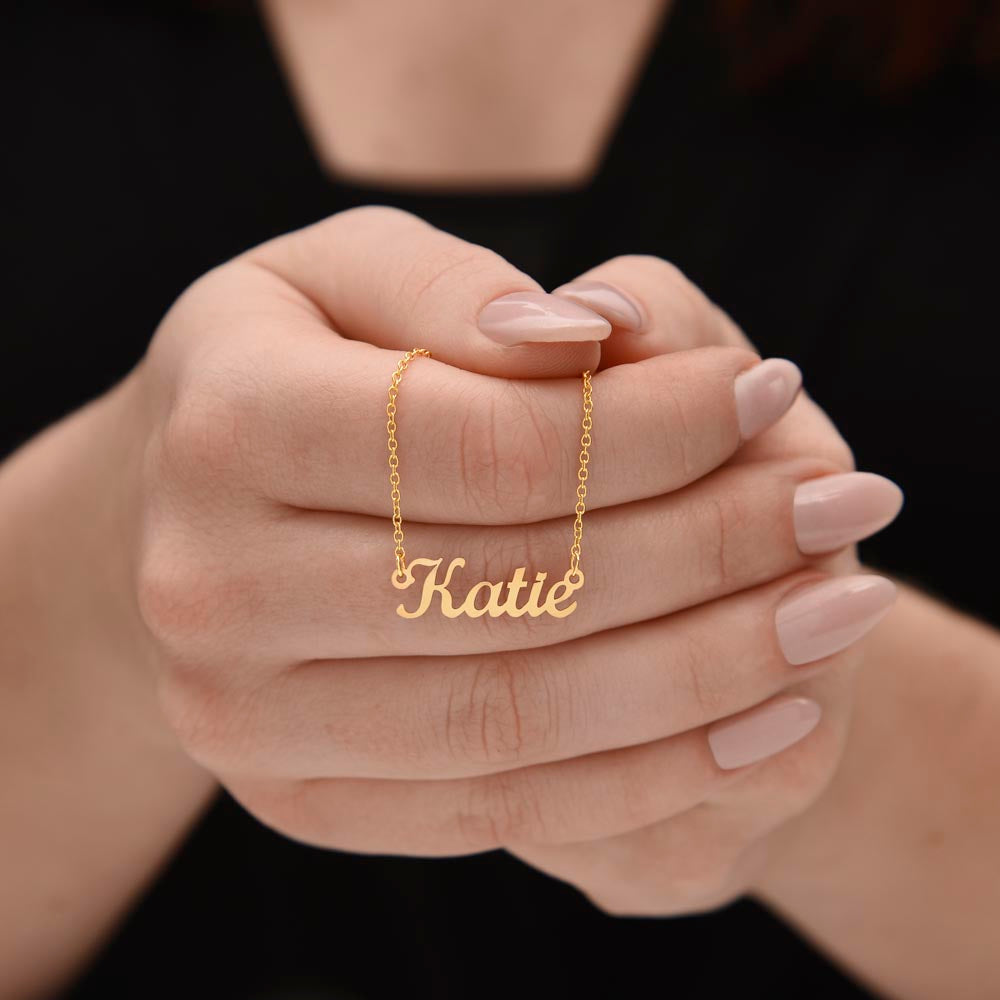To Wednesday from Morticia - Custom Name Necklace