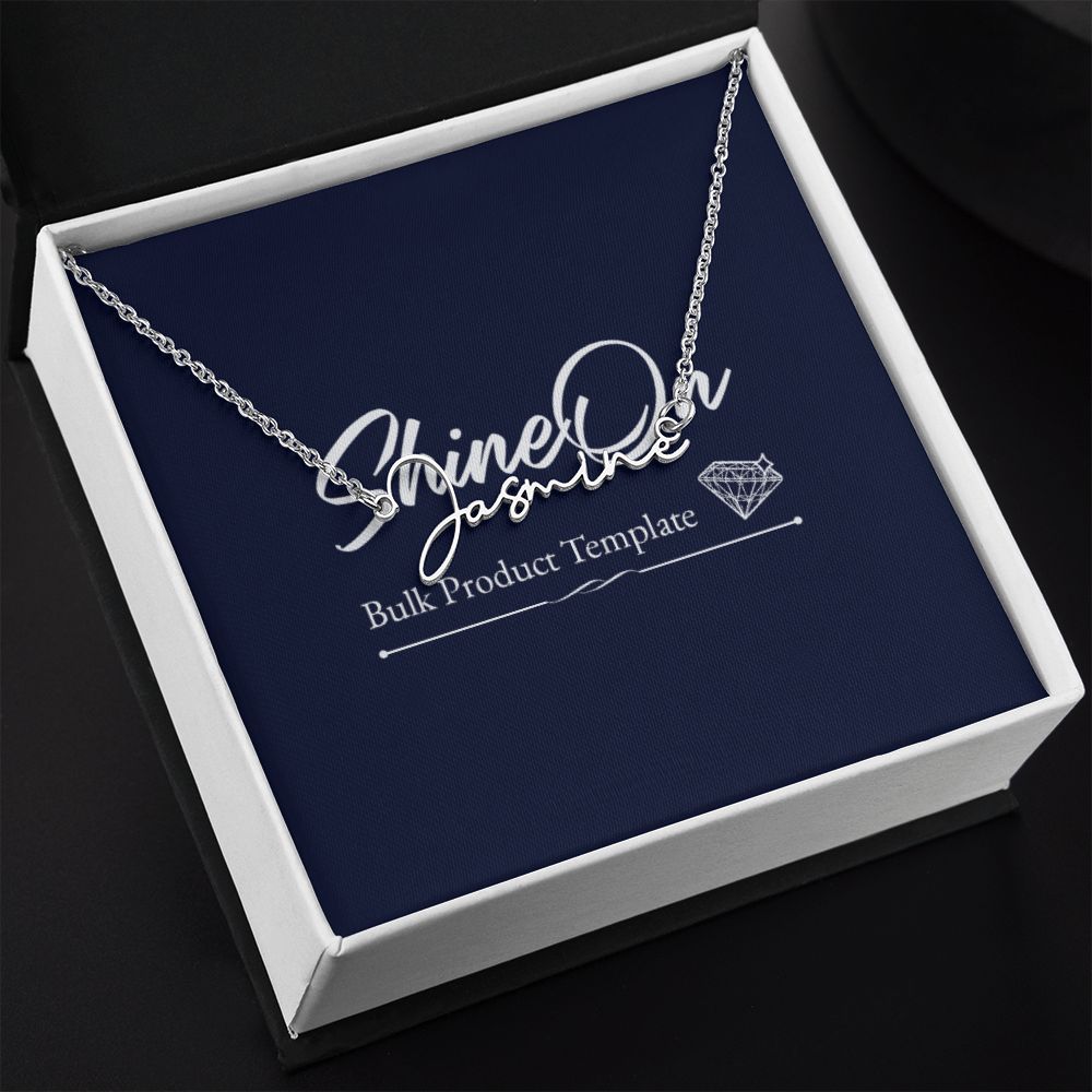 Script Name Necklace