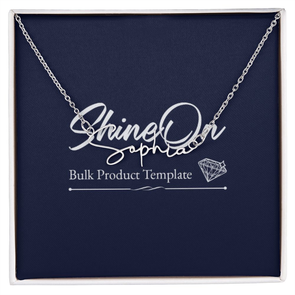 Script Name Necklace