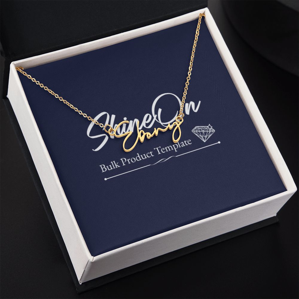 Script Name Necklace