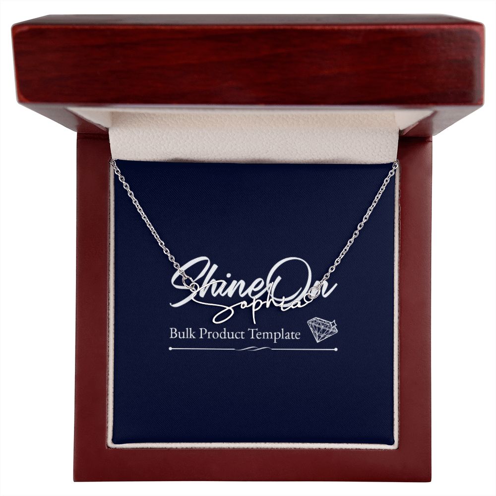 Script Name Necklace
