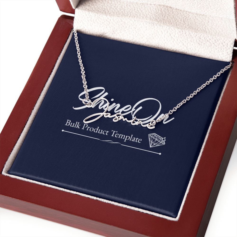 Script Name Necklace