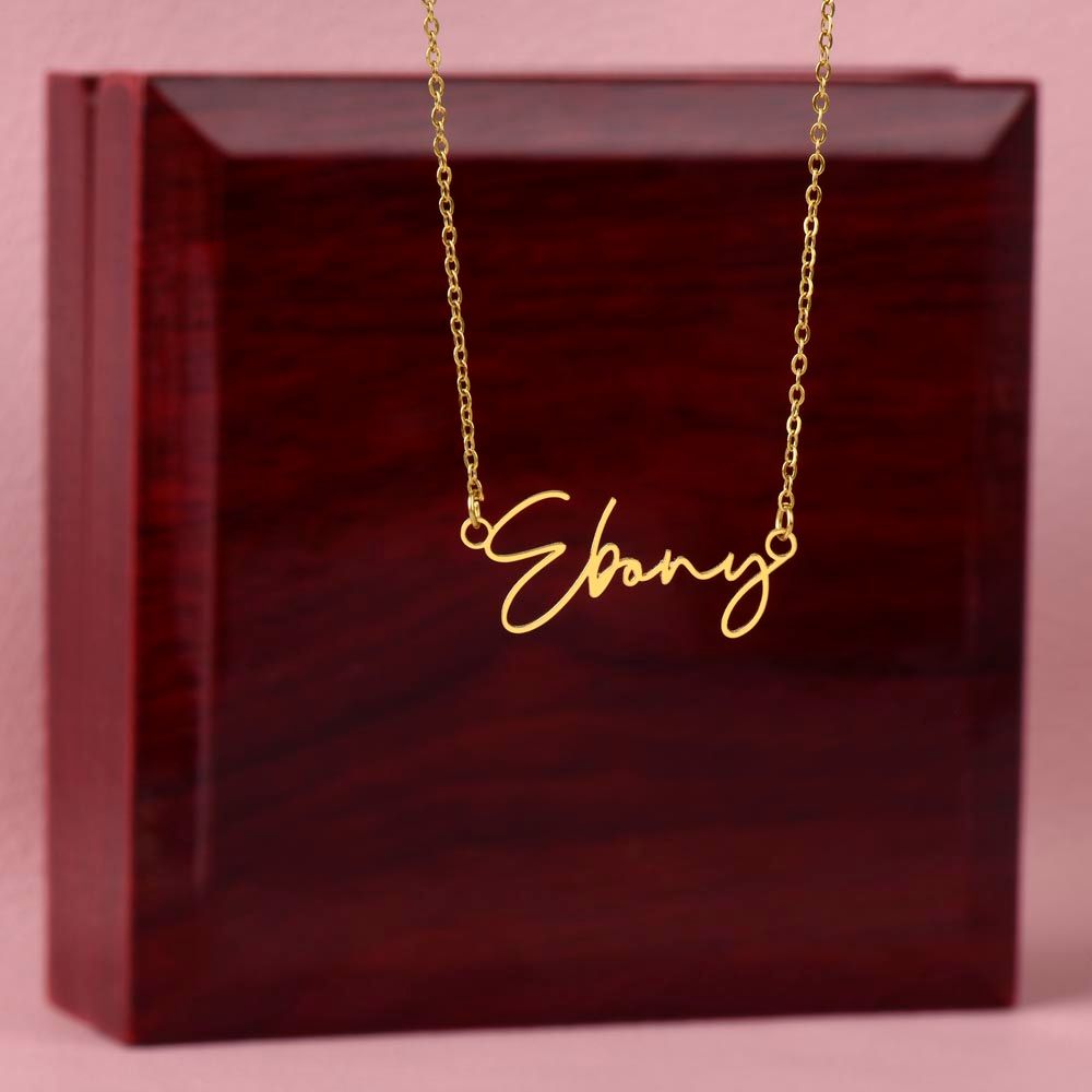 Script Name Necklace