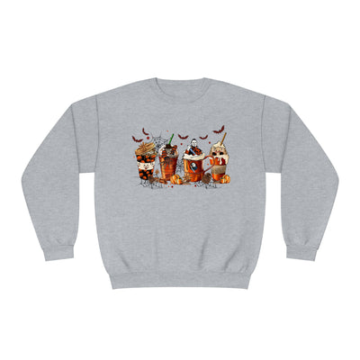 COFFEE CUPS HALLOWEEN SWEATSHIRT - opt 1