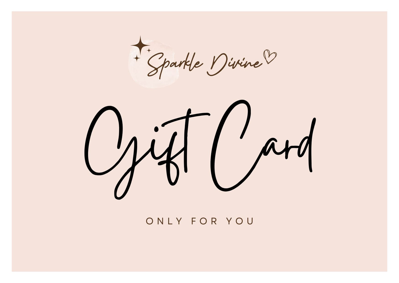 Sparkle Divine Gift Card