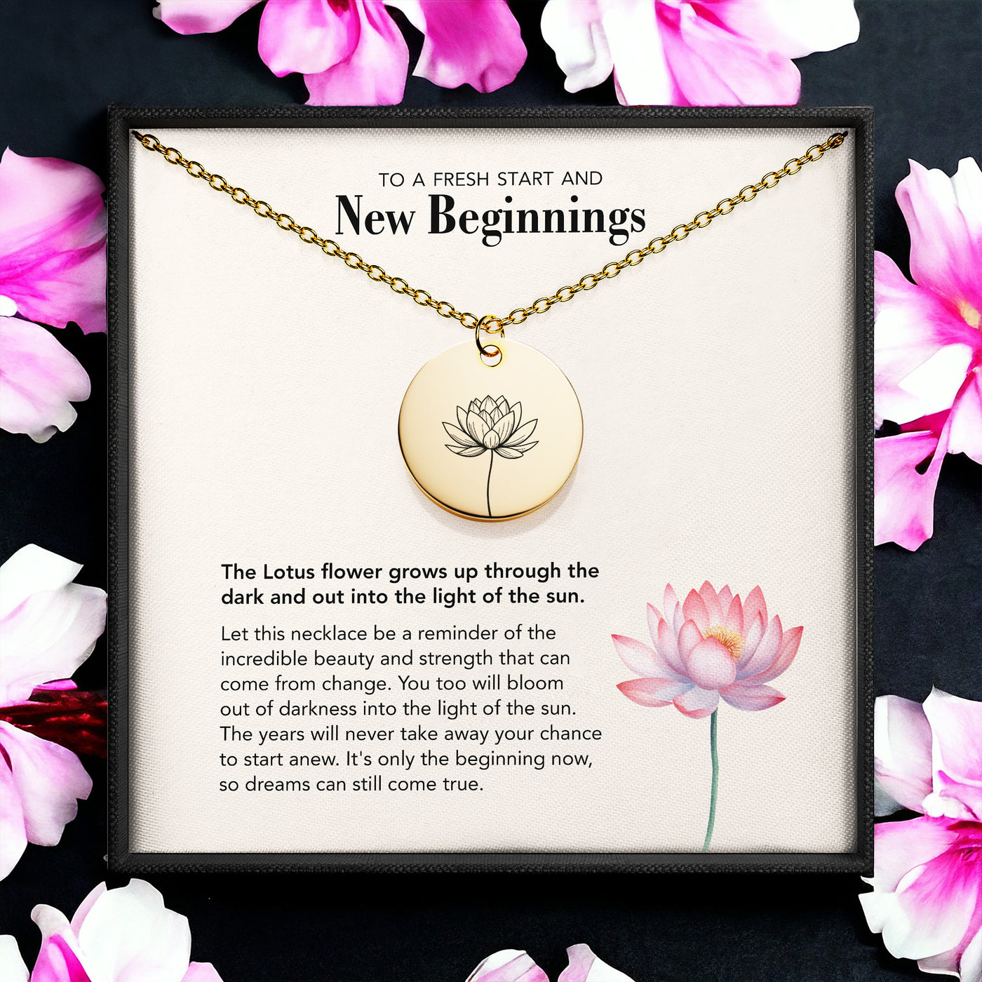 Disc Necklace New Beginnings