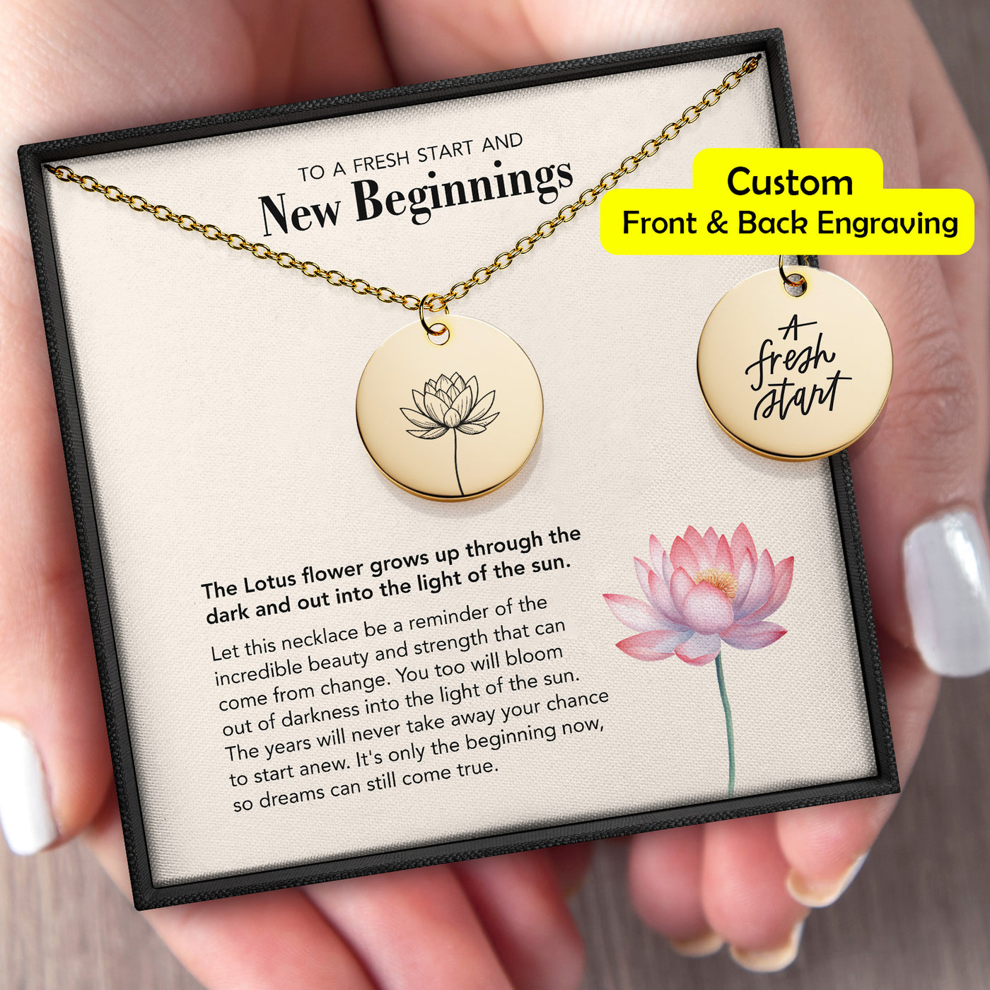 Disc Necklace New Beginnings