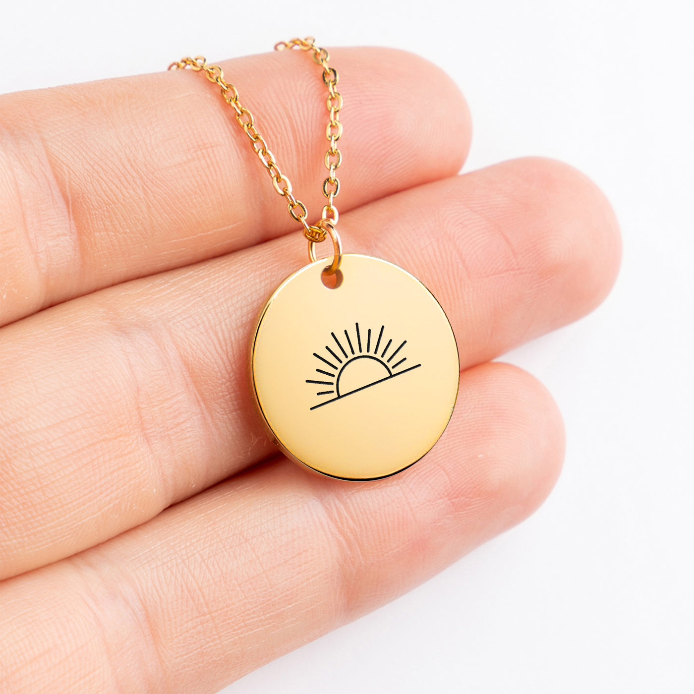 Disc Necklace Clean Slate