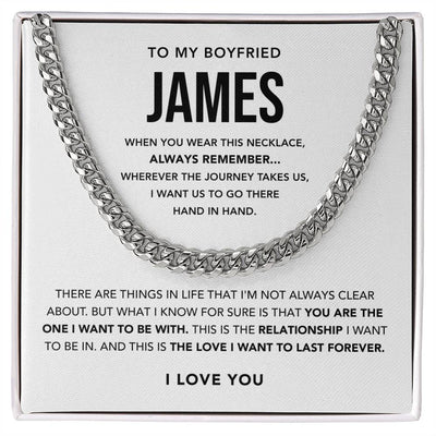 Boyfriend Cuban Chain Necklace