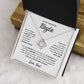 To My Daughter Necklace - Love Knot - Custom Name
