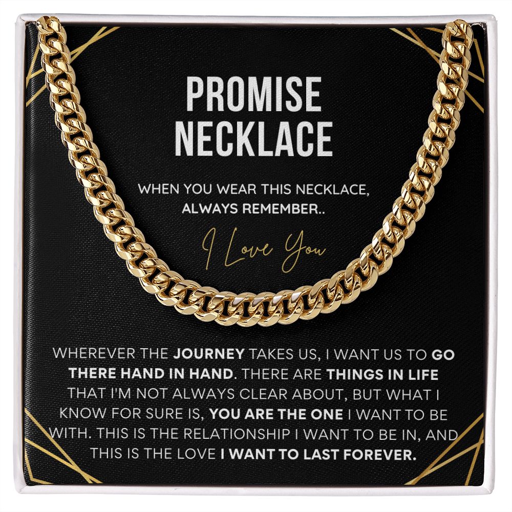 Boyfriend Gift, Promise Necklace - You Are The One