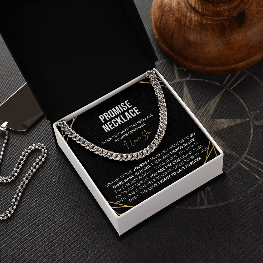 Boyfriend Gift, Promise Necklace - You Are The One