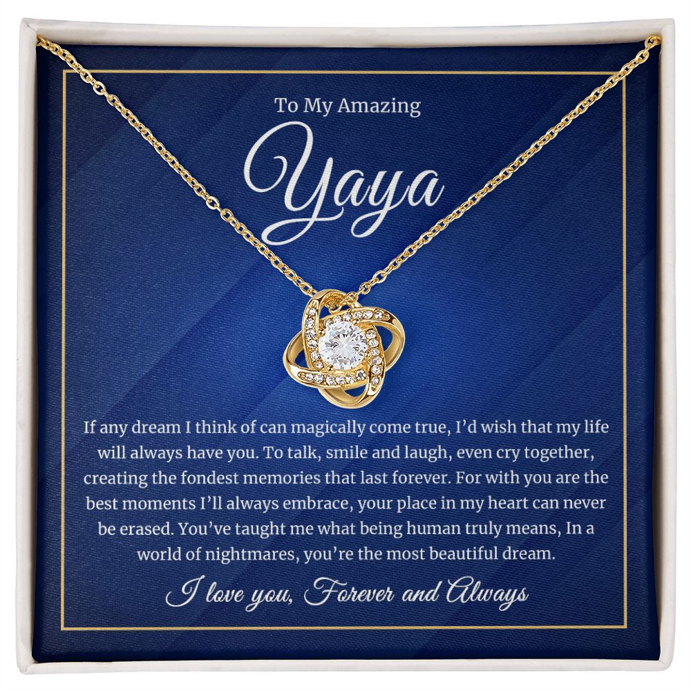 To My Yaya - Forever With You - Necklace