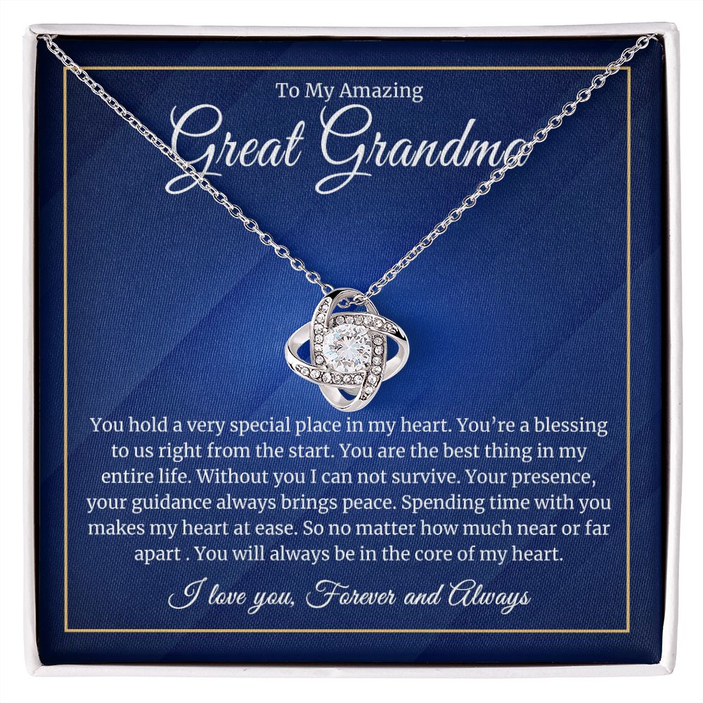 To My Great Grandma - Special Place in my Heart - Necklace