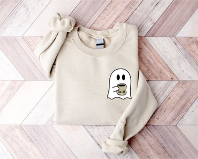 Cute Spooky Coffee Sweatshirt